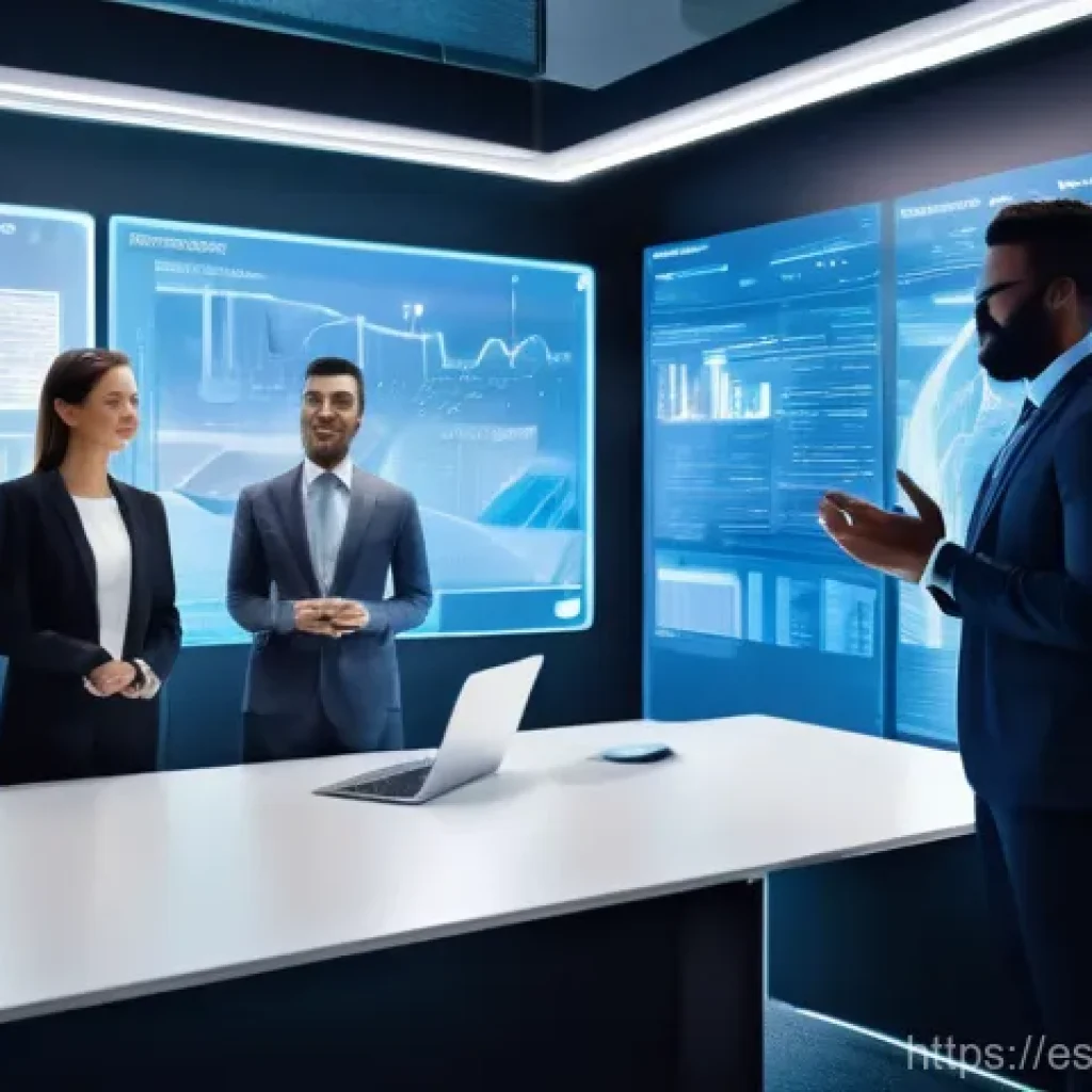 직업 변화에 따른 채용 트렌드 - AI-Powered Inclusive Recruitment**
    A highly detailed, vibrant, and futuristic image depicting a ...